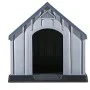 Caseta para perros gris 92x87x91 cm plástico de vidaXL, Casetas para perros - Ref: Foro24-337894, Precio: 130,72 €, Descuento: %