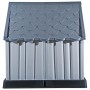 Caseta para perros gris 92x87x91 cm plástico de vidaXL, Casetas para perros - Ref: Foro24-337894, Precio: 152,10 €, Descuento: %