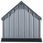 Caseta para perros gris 92x87x91 cm plástico de vidaXL, Casetas para perros - Ref: Foro24-337894, Precio: 130,72 €, Descuento: %