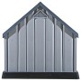 Graue Hundehütte 92x87x91 cm aus Kunststoff von vidaXL, Hundehütten - Ref: Foro24-337894, Preis: 152,10 €, Rabatt: %