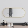 Espejo de pared ovalado dorado 60x25 cm de vidaXL, Espejos - Ref: Foro24-348197, Precio: 38,20 €, Descuento: %