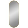 Espejo de pared ovalado dorado 60x25 cm de vidaXL, Espejos - Ref: Foro24-348197, Precio: 38,20 €, Descuento: %