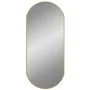 Oval golden wall mirror 80x35 cm by vidaXL, Mirrors - Ref: Foro24-348199, Price: 45,58 €, Discount: %