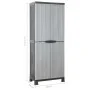 Kunststoffschrank 68x39x171,5 cm von vidaXL, Schließfächer und Lagerschränke - Ref: Foro24-337896, Preis: 134,06 €, Rabatt: %
