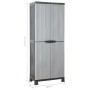 Plastic wardrobe 68x39x171.5 cm by vidaXL, Lockers and storage cabinets - Ref: Foro24-337896, Price: 148,04 €, Discount: %