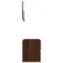 2-teiliges Badezimmermöbel-Set aus eichenbraunem Sperrholz von vidaXL, Badezimmermöbel - Ref: Foro24-815740, Preis: 63,77 €, ...
