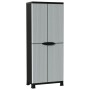 Plastic wardrobe rattan design 68x39x171.5 cm by vidaXL, Lockers and storage cabinets - Ref: Foro24-337899, Price: 140,03 €, ...