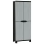 Plastic wardrobe rattan design 68x39x171.5 cm by vidaXL, Lockers and storage cabinets - Ref: Foro24-337899, Price: 151,54 €, ...