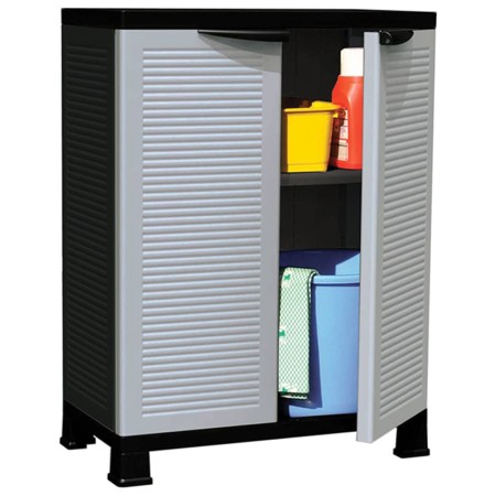 Armario de plástico 68x39x92 cm de vidaXL, Taquillas y armarios de almacenamiento - Ref: Foro24-337900, Precio: 97,62 €, Desc...