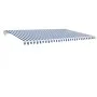 Automatic retractable blue and white awning 500x350 cm by vidaXL, Awnings - Ref: Foro24-3069026, Price: 506,32 €, Discount: %