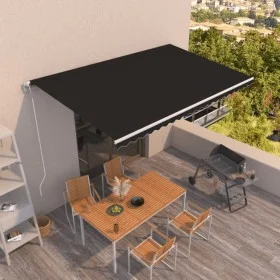 Anthracite gray automatic retractable awning 500x350 cm by vidaXL, Awnings - Ref: Foro24-3069029, Price: 528,01 €, Discount: %