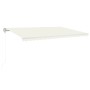 Toldo retráctil automático crema 500x350 cm de vidaXL, Toldos - Ref: Foro24-3069027, Precio: 484,57 €, Descuento: %