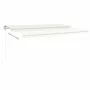 Toldo retráctil automático crema 500x350 cm de vidaXL, Toldos - Ref: Foro24-3069027, Precio: 506,70 €, Descuento: %