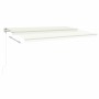 Toldo retráctil automático crema 500x350 cm de vidaXL, Toldos - Ref: Foro24-3069027, Precio: 484,57 €, Descuento: %