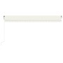 Toldo retráctil automático crema 500x350 cm de vidaXL, Toldos - Ref: Foro24-3069027, Precio: 484,57 €, Descuento: %