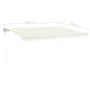 Cream automatic retractable awning 500x350 cm by vidaXL, Awnings - Ref: Foro24-3069027, Price: 506,70 €, Discount: %