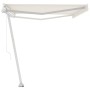 Automatic freestanding cream-colored awning 500x350 cm by vidaXL, Awnings - Ref: Foro24-3069667, Price: 615,79 €, Discount: %