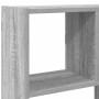 Estante cubo de pared 12 compartimentos madera gris sonoma