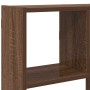 Estante cubo de pared 12 compartimentos madera roble marrón