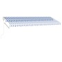 Blau-weiße automatische Standmarkise 500x350 cm von vidaXL, Markisen - Ref: Foro24-3069666, Preis: 604,27 €, Rabatt: %