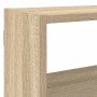 Estante cubo de pared 7 compartimentos madera roble Sonoma en Estantes y estanterías | Comprar online en Foro24