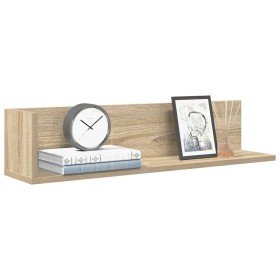 Estantes pared 2 uds madera roble Sonoma 75x16,5x16,5 cm en Estantes y estanterías | Comprar online en Foro24
