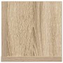 Estantes pared 2 uds madera roble Sonoma 75x16,5x16,5 cm