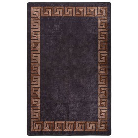 Black and gold non-slip washable rug 80x150 cm by vidaXL, Rugs - Ref: Foro24-337928, Price: 31,97 €, Discount: %