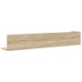 Estantes pared 2 uds madera roble Sonoma 100x16,5x16,5 cm