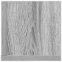 Estantes de pared 2 uds madera gris Sonoma 100x16,5x16,5 cm