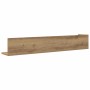 Estantes de pared 2 uds madera roble artisan 100x16,5x16,5 cm