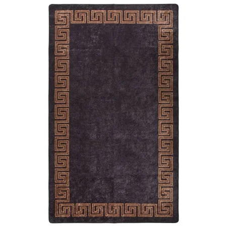 Washable non-slip black and gold rug 190x300 cm by vidaXL, Rugs - Ref: Foro24-337932, Price: 70,85 €, Discount: %