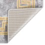 Grauer rutschfester waschbarer Teppich 80x150 cm von vidaXL, Teppiche - Ref: Foro24-337934, Preis: 29,66 €, Rabatt: %
