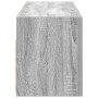 Armario de pared baño madera ingeniería gris Sonoma 80x25x30 cm