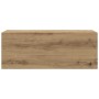 Mueble de pared baño madera ingeniería roble artisan 80x25x30cm