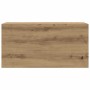 Mueble de pared baño madera ingeniería roble artisan 80x25x40cm