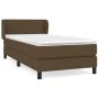 Box spring bed with dark brown fabric mattress 90x190 cm by vidaXL, Beds and slatted bases - Ref: Foro24-3126048, Price: 301,...