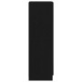 Mueble de cocina madera de ingeniería negro 38x41,5x131,5 cm