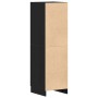 Mueble de cocina madera de ingeniería negro 38x41,5x131,5 cm