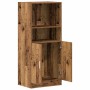 Mueble de cocina madera ingeniería envejecida 57x41,5x131,5 cm