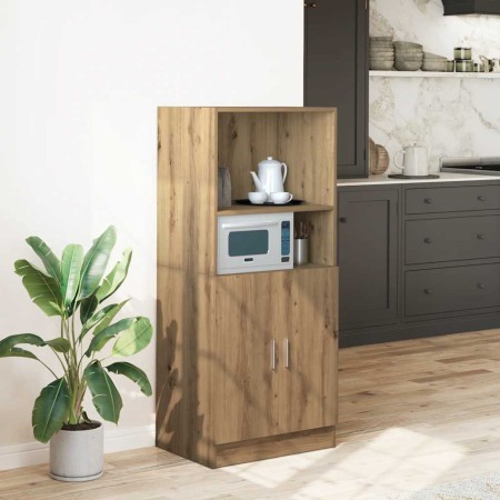 Mueble cocina madera ingeniería roble artisan 57x41,5x131,5 cm
