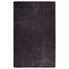 Alfombra lavable antideslizante gris antracita 80x150 cm