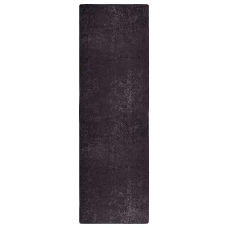 Anthrazitgrauer, rutschiger, waschbarer Teppich 80x300 cm von vidaXL, Teppiche - Ref: Foro24-337953, Preis: 46,17 €, Rabatt: %