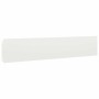 Bordes para césped 10 uds acero laminado frío blanco 20x103 cm