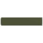 Bordes césped 10 uds acero laminado frío verde oliva 20x103 cm