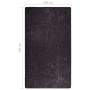 Anthrazitgrauer rutschfester waschbarer Teppich 190x300 cm von vidaXL, Teppiche - Ref: Foro24-337956, Preis: 103,00 €, Rabatt: %