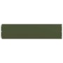 Bordes césped 20 uds acero laminado frío verde oliva 25x103 cm