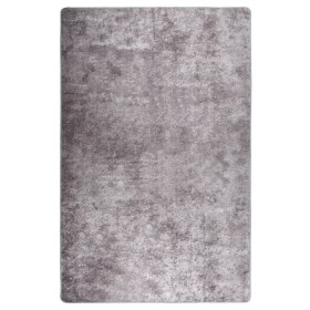 Alfombra lavable antideslizante gris 80x150 cm