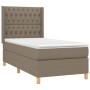 Boxspringbett mit taupegrauer Stoffmatratze 90x190 cm von vidaXL, Betten und Lattenroste - Ref: Foro24-3132197, Preis: 377,76...