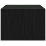 Mueble de TV con luces LED roble negro 75x35,5x25 cm en Muebles TV | Comprar online en Foro24